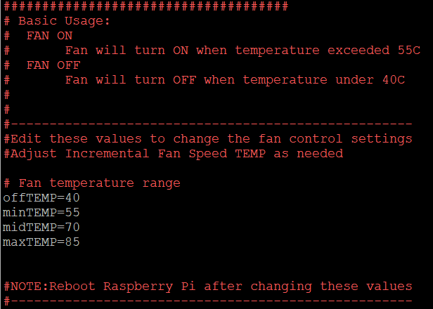 Incremental Fan Speed Control