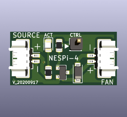 NESPi-4 Fan Control front